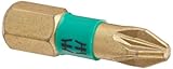Wera Series 1 855/1 BDC Diamond coated Bit, Pozidriv PZ 2 Head x 1/4 Drive (Pack of 10) by Wera