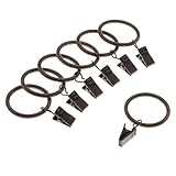 Levolor-kirsch A58720790 7 Count Brushed Sienna Classic Clip Rings