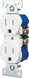 Eaton TR270W Tamper Resistant Duplex Receptacle, White [並行輸入品]