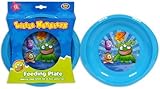 Little Monsters Blue Plastic Plate Ideal for Meal Times - 12 months + by RSW