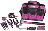 The Original Pink Box PB30TBK 12-Inch Tool Bag and 30-Piece Tool Set, Pink [並行輸入品]