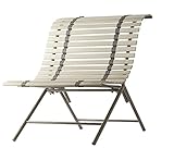 sudare by nendo produced for PATIO PETITE テラス、ベランダ用家具 sudare ラウンジチェア ブラウン×ウォームグレイ 635510