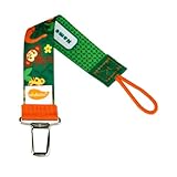 Ulubulu ウルブル Pacifier Clip おしゃぶり用ホルダー (Bananabutt Jungle ジャングル)