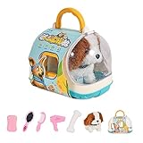 電気犬シミュレーションペット育てるおもちゃウォーキング動物キャリアぬいぐるみ犬インタラクティブおもちゃ赤ちゃんのおもちゃ