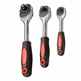 Beho- 3/8 inchドライブヘビーデューティテレスコピックシャフトラチェットハンドルソケットレンチ