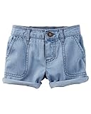カーターズ Carter's ショートパンツ Denim Roll-Cuff Shorts 3M (55-61cm) [並行輸入品]