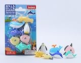 Seaworld Sealife Japanese Eraser Carded Set, 7 Piece. BCM 38339 by PencilThings [並行輸入品]
