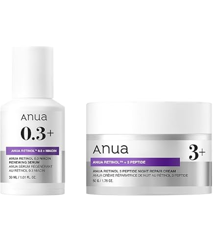 Amazon | ANUA(アヌア) レチノール0.3ナイアシンセラム30ml + 8