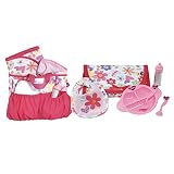 Adoraベビー人形おむつバッグChanging Set & Feedingセットバンドル( 11アイテム)