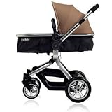 New For Baby L.A. Baby Brown/ Black Red Oak Street Stroller by NMC Shop [並行輸入品]