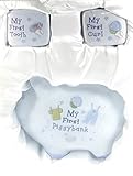 Baby Boy 3 Piece Ceramic Keepsake Set by Baby Essentials