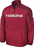 San Francisco 49ers赤2009サイドラインスロットルホットジャケット 3L