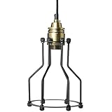 Sunlite AQF/PD/OCG/OB/CB Oil Rubbed Bronze Open Cage Antique Style Pendant Fixture with Medium Base 