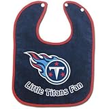 NFL McArthur Tennessee Titans Navyブルーコットンよだれかけ