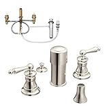 Moen kbwa-d-ts415nl Waterhill 2ハンドルBidet蛇口、ポリッシュニッケル
