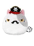 ねこだんご 海賊ねこだんご 船長 ぬいぐるみ 高さ7cm
