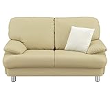 大川家具 関家具 ソファ 2人掛け (幅145cm/素材:合皮) アイボリー 240018