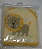 ベビー 湯上り タオル 0-3歳 海 プール 日除けにも (イエロー（ライオン）)