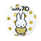 miffy 70TH 刺繍缶バッジ ドット柄 D02B3409