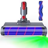COBLOB ダイソン掃除機交換ヘッド 2025最新 Dyson V7-V15対応 LEDライト 水洗い ソフト&V型ローラーブラシ