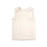 10mois ノースリーブ短肌着 オーガニック キナリ 50~60㎝ 18152195