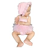 Spinas（スピナス) 激カワ 女の子 水着オールインワン キャップ付き フリル チュチュ水着 夏海水浴 プール 水あそび 2点セット