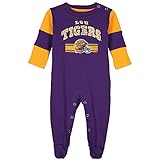 LSUタイガースチームBeliever Onesie長袖スリー パープル