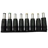 DCプラグ変換アダプター　8種（5.5/2.1mmジャック対8種のプラグ）　ユニバーサルアダプター　DCプラグ変換コネクタ　FHK01　SONY、富士通、東芝、IBM、Acer、サムスン等に対応