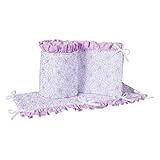 Trend Lab Grace Crib Bumpers Purple Gray and White [並行輸入品]