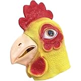 ハロウィーンの装飾小物アニマルマスク 怖い かぶりもの 男女兼用 コスプレ 仮装 変装 文化祭 学園祭 仮面舞踏会 ハロウィン お祭り パーティー イベント 舞台小道具 プレゼント ギフト 贈り物 (大きなコックヘッドカバー)