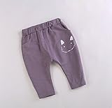 PANCY 子供服 ロングパンツ キッズ 子ども 春 秋 綿 長ズボン スウェットパンツ パンツ 男の子 女の子 ベビー おしゃれ カジュアル ファッション 可愛い 動物 キツネ プレゼント 4色