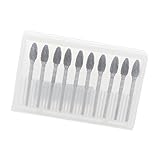 Perfk 10個セット　タングステンバー　回転ヤスリ　6mmシャンク　ビットセット　カービング　研削工具　ロータリーヤスリ