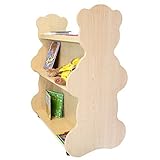 Ace Baby Furniture Bear Mobile Double-Sided Bookcase Natural Maple [並行輸入品]