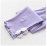 candykids 子供 服 キッズ 七分丈レギンス ガール 女の子 カラバリ 豊富 レギパン スパッツ タイツ スキニー オールシーズン ガールズ スパッツ (130cm, パープル)