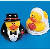 Set of 12 WEDDING Rubber Duckies/DUCKS BRIDE & GROOM/Marriage [並行輸入品]