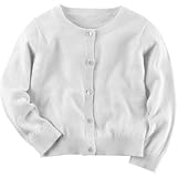 Carter's(カーターズ) ラインストーンボタンカーディガン ホワイト トップスカーディガン 2歳【並行輸入】