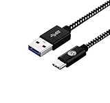 USB 3.0 Type-C 変換ケーブル 1m(二重ナイロン編み)