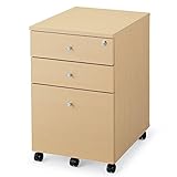 コクヨ ワゴン SOHO家具 cyze サイズ HF-CYW4023S 錠付きワゴン シルバー取っ手/直径2cm 幅42×奥行50×高さ63cm ナチュラル