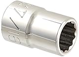 Wright Tool 3114 3/8 Drive 12 Point Standard Socket 7/16 [並行輸入品]