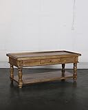 WOODEN TABLE/ブラウン 木製 コーヒーテーブル／TVボード/ アンティークテーブル