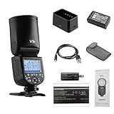 【Godox正規代理】Godox V1S Sony対応 76WS 2.4G TTL ラウンドヘッド 1 8000 HSS フラッシュ