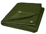 Cartman Olive Drab 10オンスキャンバスTarpaulinオプションのの3サイズ 6'x 8' CT6X8-2