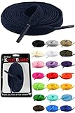 [KutsuGoods] クツグッズ スニーカーヘッズ専用 シューレース 靴紐 100cm 120cm 140cm 160cm 平紐 靴ひも shoelaces (140cm, ネイビー)