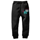 かわいいとおかしい動物の赤ちゃん キッズ 子供 ジュニア パンツ ロングパンツ 長ズボン 綿100％ 2 Toddler