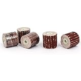 DealMux 180グリット12ミリメートルDiaのサンドペーパーフラップサンディングホイールの研削、研磨ツールクリニーク