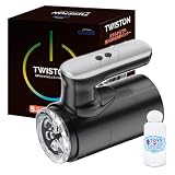 【Amazon.co.jp 限定】TWISTON ツイストン オナホ 電動オナホ 衝撃のひねり出しピストンムーヴ 貫通型 充電式 おまけローション付き ときめきset