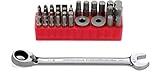 GearWrench 9537 37 Piece Ratcheting Wrench Access Bit Set with Wrench by GearWrench