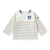 ニシキ P3331 Bon chouchou(ボンシュシュ) 長袖先染めボーダーTシャツ 70cm グレー・P3331-70GY