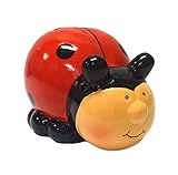 セラミックてんとう虫バンク – レッドandブラック – 子供の部屋装飾by ODS