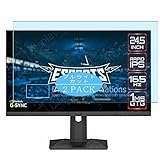 2枚 VacFun ブルーライトカット フィルム ， MSI Optix G251PF 24.5インチ モニター 向けの ブルーライトカットフィルム 保護フィルム 液晶保護フィルム（非 ガラスフィルム 強化ガラス ガラス ケース カバー ）